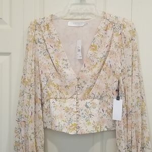 ASTR Nordstrom Floral Blouse Size S
